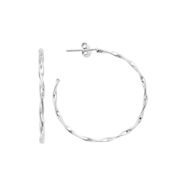 Créole Argent Torsadée Mademoiselle Go 602533
