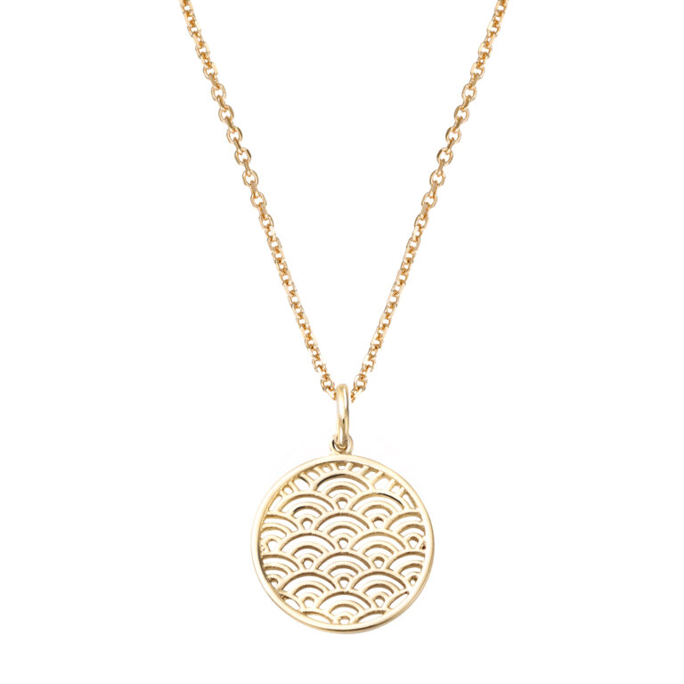 Collier Plaqué Or Pendentif Mademoiselle Go 604011