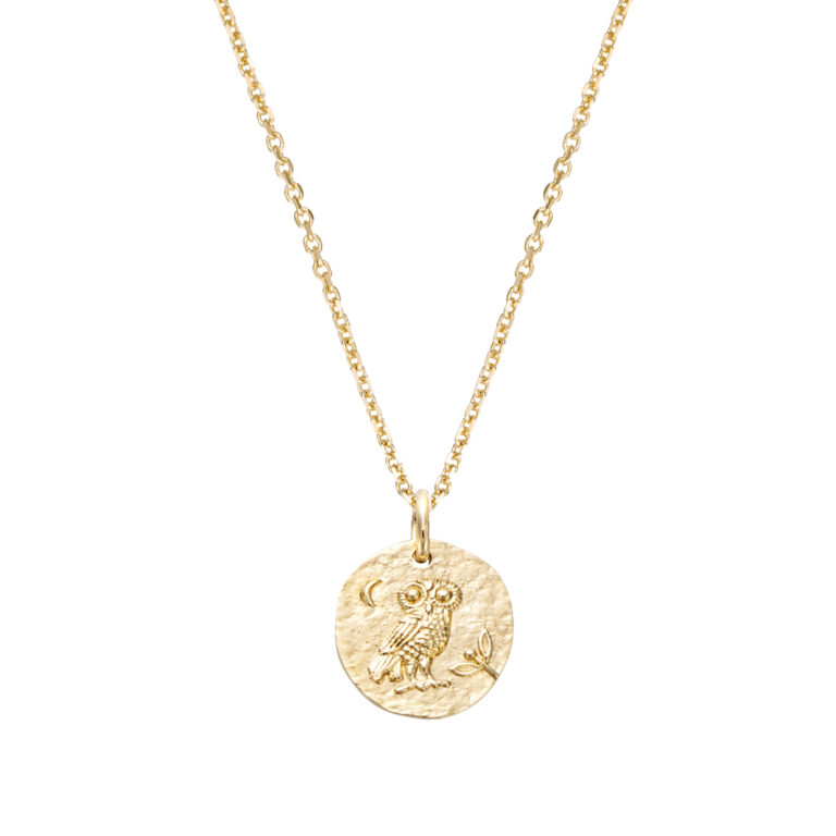 Collier Plaqué Or Chouette Mademoiselle Go 604031