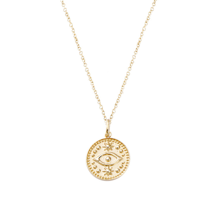 Collier Plaqué Or Œil Mademoiselle Go 604036