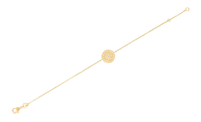 Bracelet Plaqué Or Arabesque Mademoiselle Go 605517