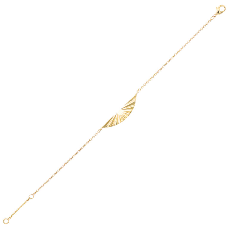 Bracelet Plaqué Or  Eventail Mademoiselle Go 605535