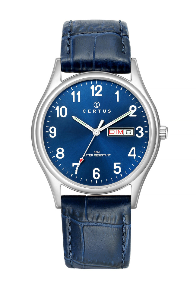 Orologio Certus Acciaio Fondo Blu Diametro 40 Mm | Elegante E Sportivo