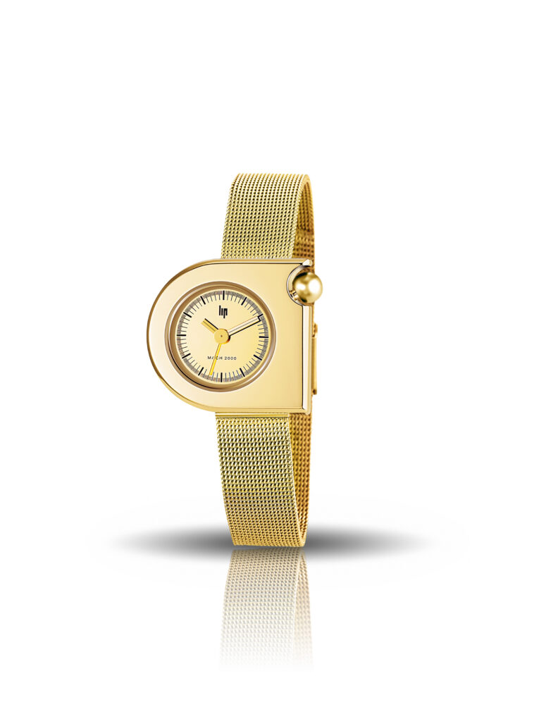 Montre LIP Femme MACH 2000 Métal doré 671105