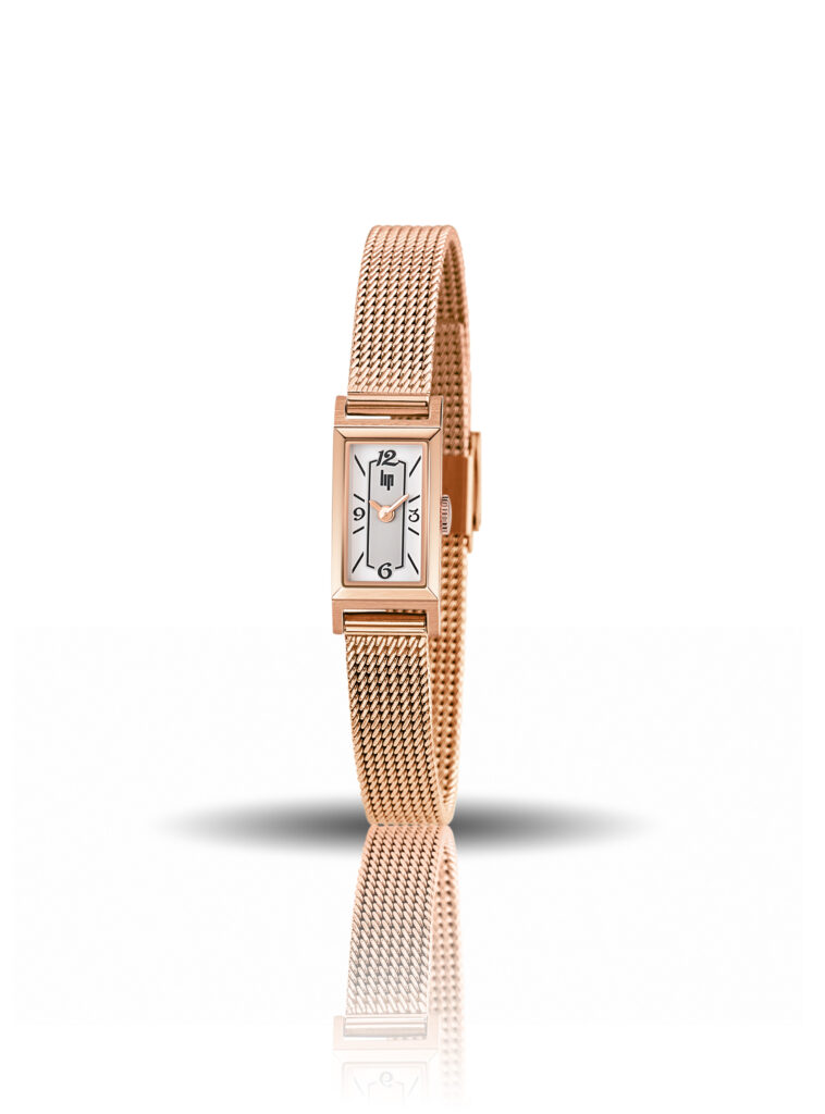 Montre LIP Churchill Femme Bracelet Doré Rosé 671228