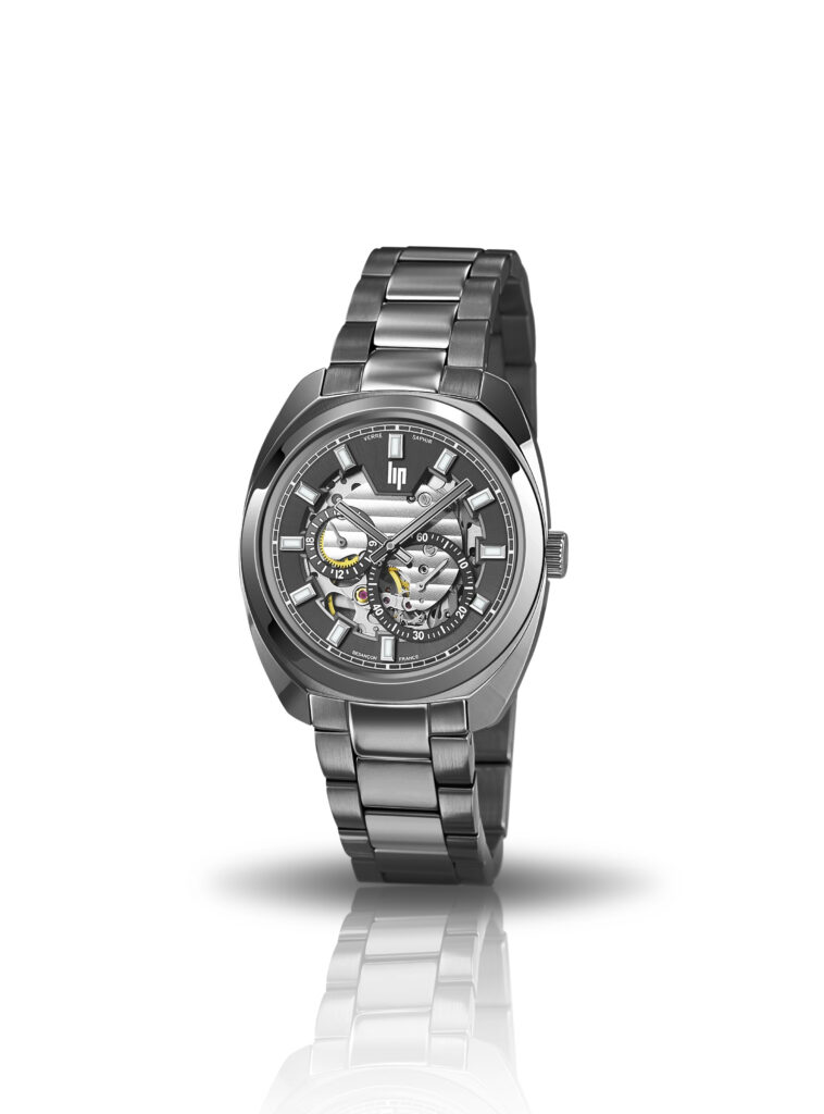 LIP Général de Gaulle Black Automatique Saphir Automatique Bracelet Noir 671365
