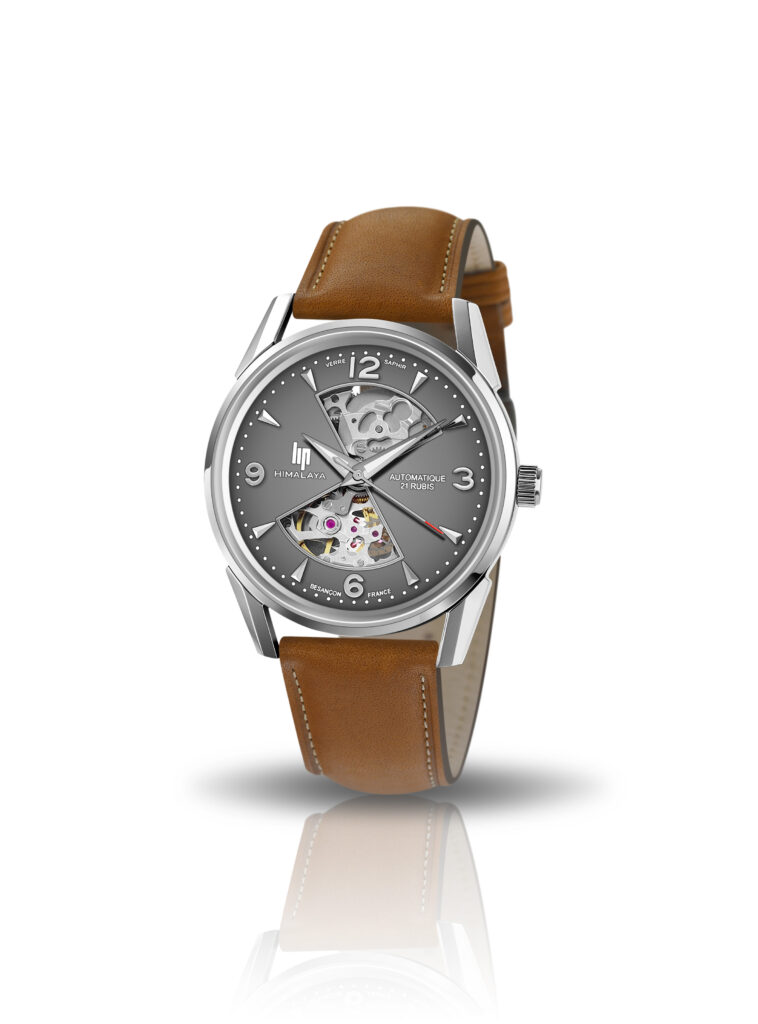 Montre LIP Himalaya 40 Automatique Sablier Montre Unisexe Bracelet Marron 671572