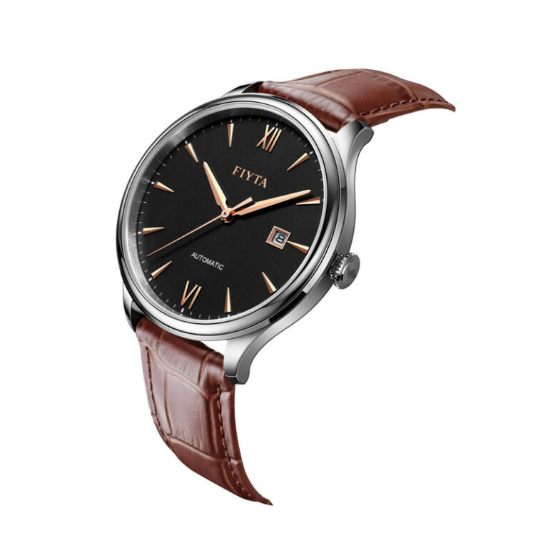 Montre Fiyta Homme Ronde Cuir DGA10040.WBK