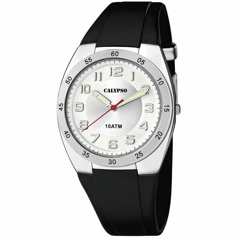 Montre Calypso Homme Ronde Noir Et Blanche K5753/4
