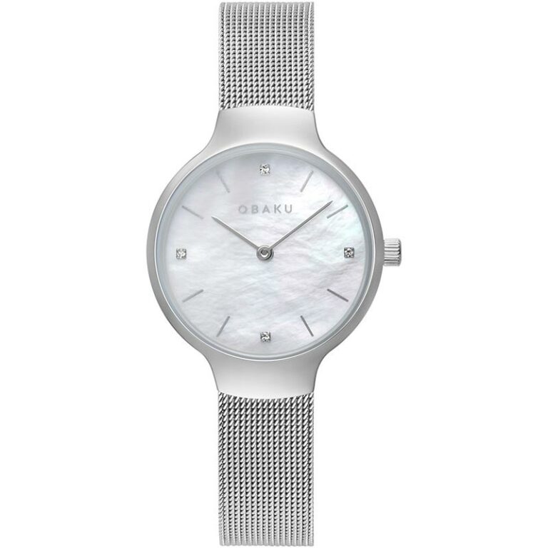 Montre Obaku Femme Acier Collection Lykke V241LXCWMC