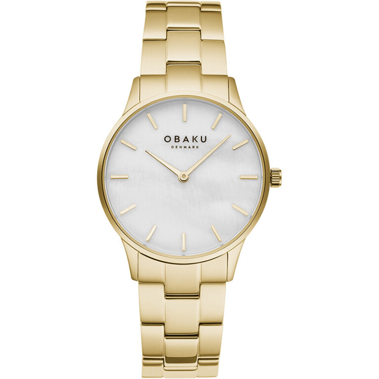 Montre Obaku Femme Acier Doré Collection Lyng V247LXGWSG