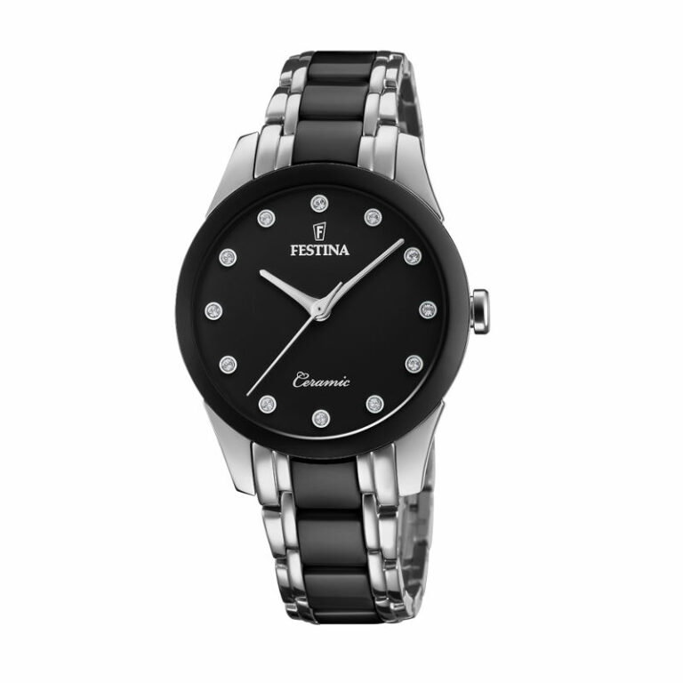 Montre Festina Femme Céramique Noire Acier F20499/3