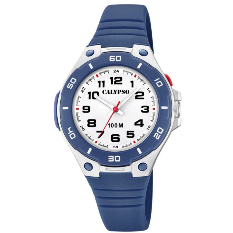 Montre Enfant Calypso Bleu Et Blanche K5758/2