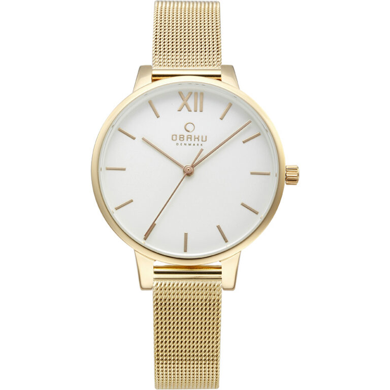 Montre Obaku Femme Acier Doré Collection Liv V209LXGIMG