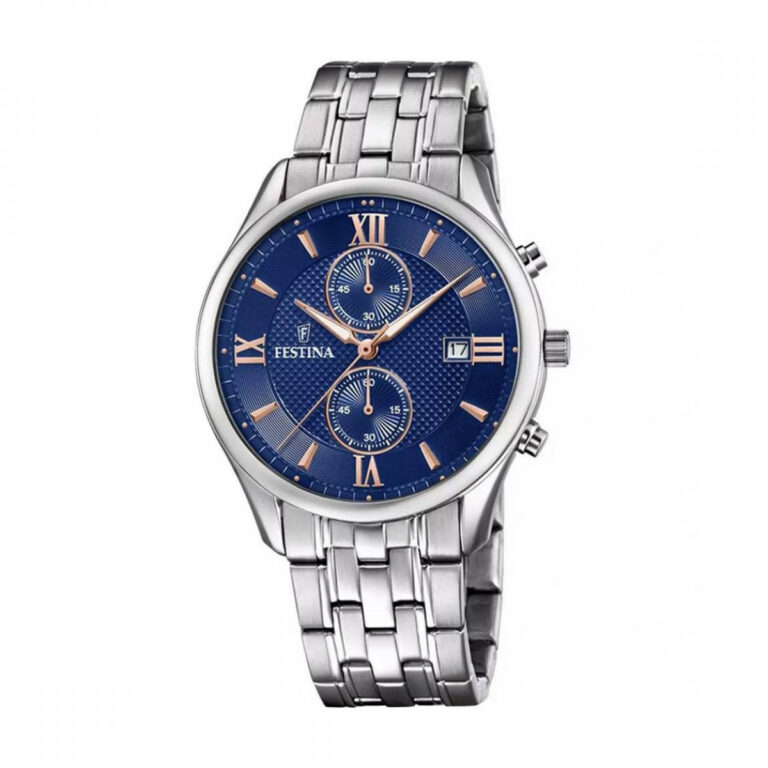 Montre Homme Acier Festina Bleu Timeless F6854/6
