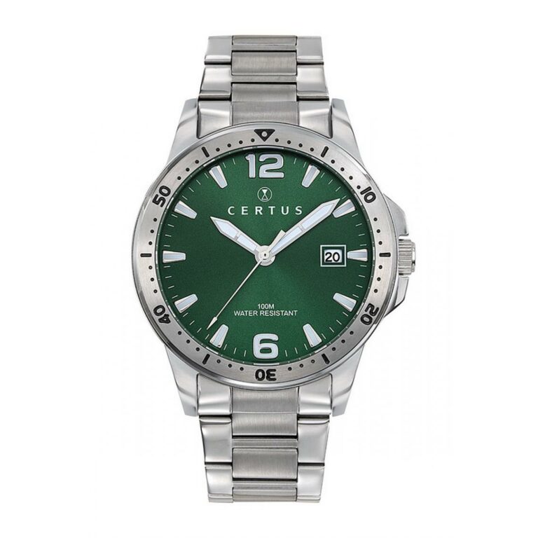 Montre Certus Homme Acier Cadran Vert 616459