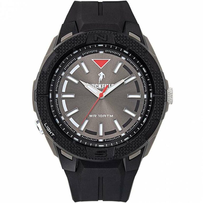 Montre Ruckfield Homme Silicone Noire Et Taupe 685086