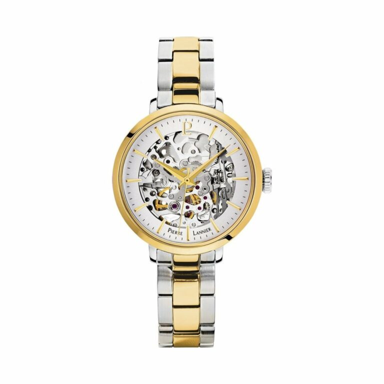 Montre Pierre Lannier Femme Automatique Squelette Bicolore 304F721
