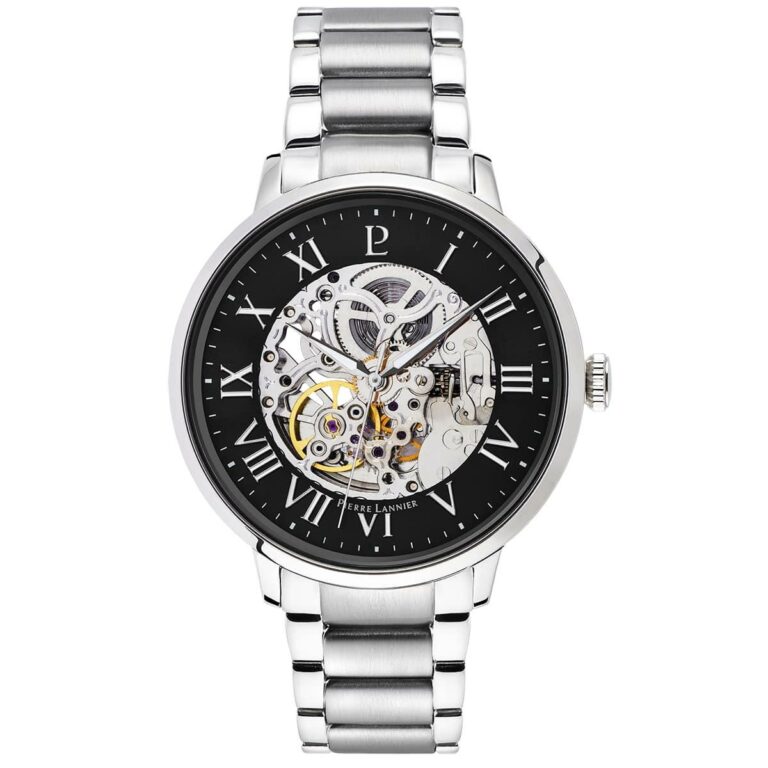 Montre Pierre Lannier Homme Automatique Squelette Acier 317B131