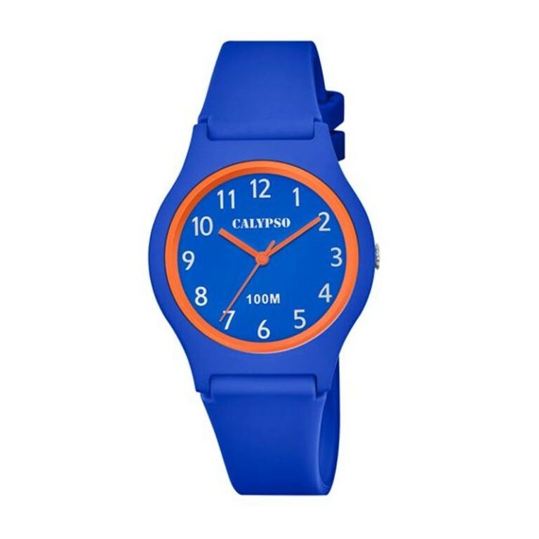 Montre Calypso Enfant Bleu Et Orange K5798/3