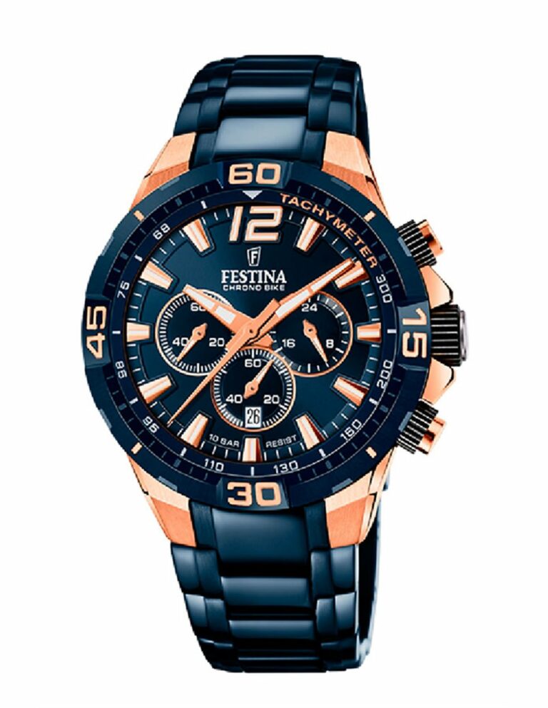 Montre Festina Coffret Homme Acier Bleu F20524/1