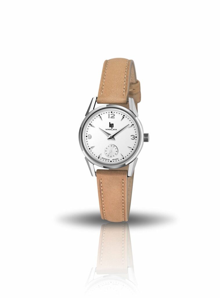 Montre LIP Himalaya Femme 29 Acier Cuir Marron Clair 671600