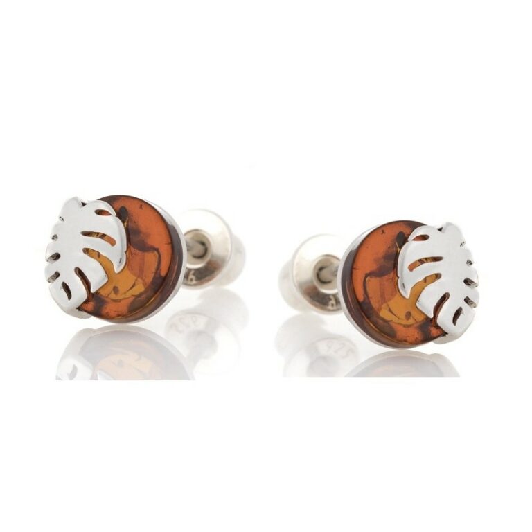 Boucles d'Oreilles Opalook Argent Ambre SA3789EOR