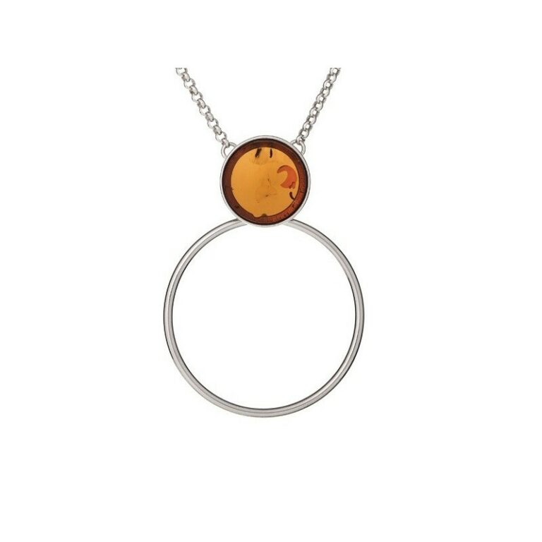 Collier Opalook Argent Ambre SA3934NOR
