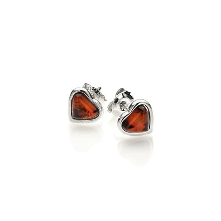 Boucles d'Oreilles Opalook Argent Ambre AJK5-976R