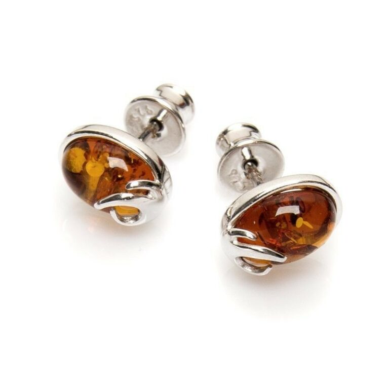 Boucles d'Oreilles Opalook Argent Ambre SAD0103EOR