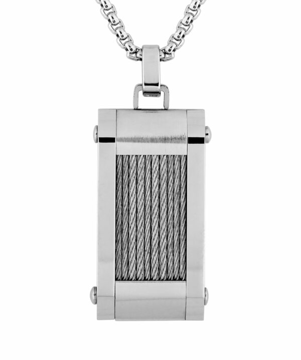 Collier Cargo Homme Acier Et Câble C42002
