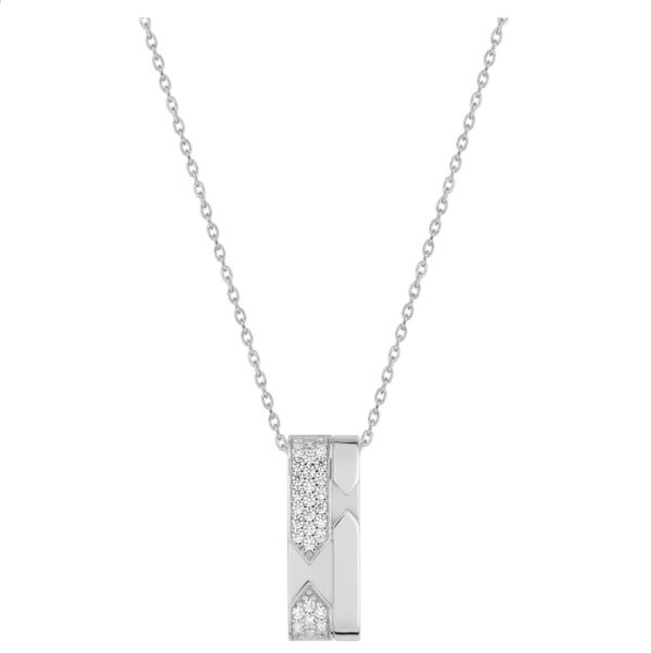 Collier Graphique Murat Paris Argent Oxydes De Zirconium 302894.1