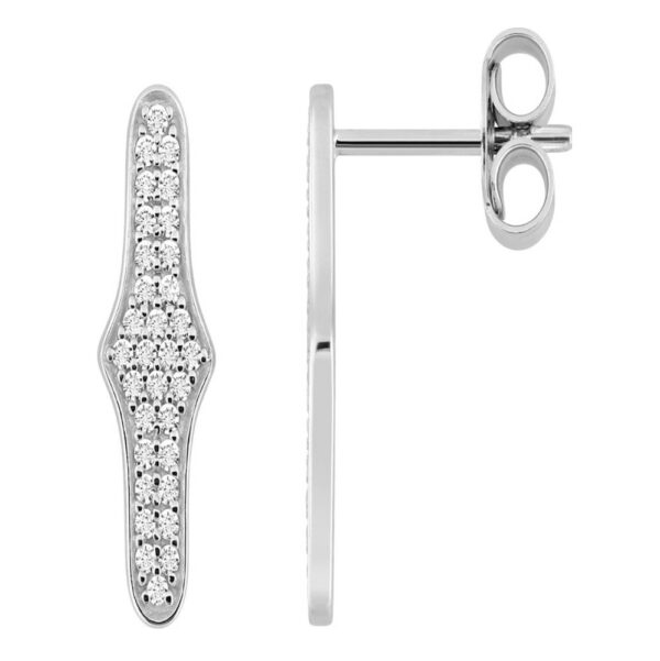 Boucles d'Oreilles Glamour Murat Paris Argent Oxydes De Zirconium 305232.1
