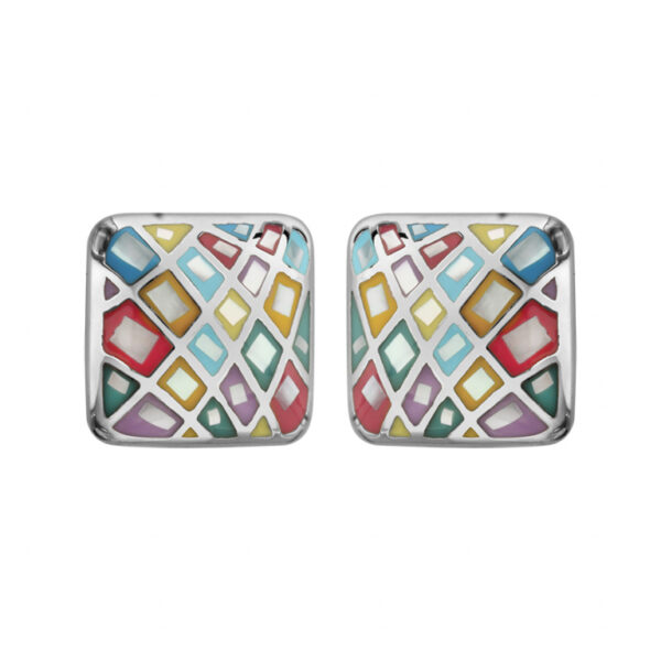 Boucles d'oreilles Stella Mia Nacre Multicolore 117226