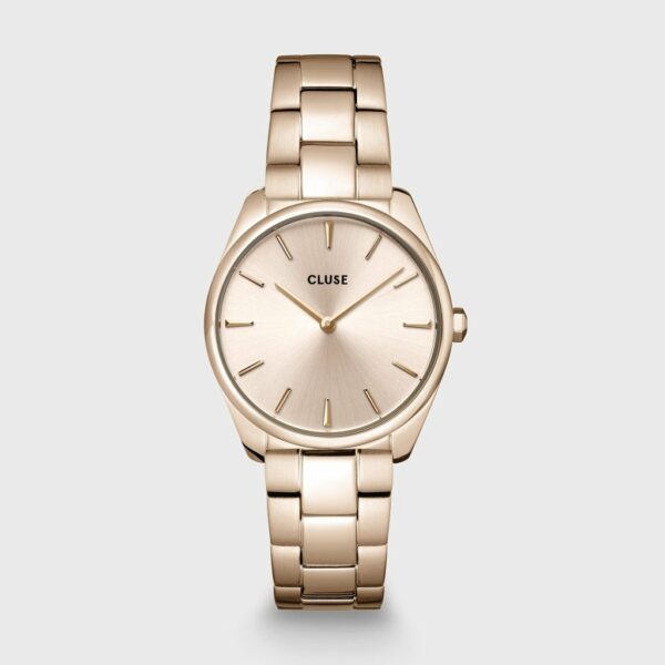 Montre Cluse Féroce Petite Doré Rose Femme CW11201
