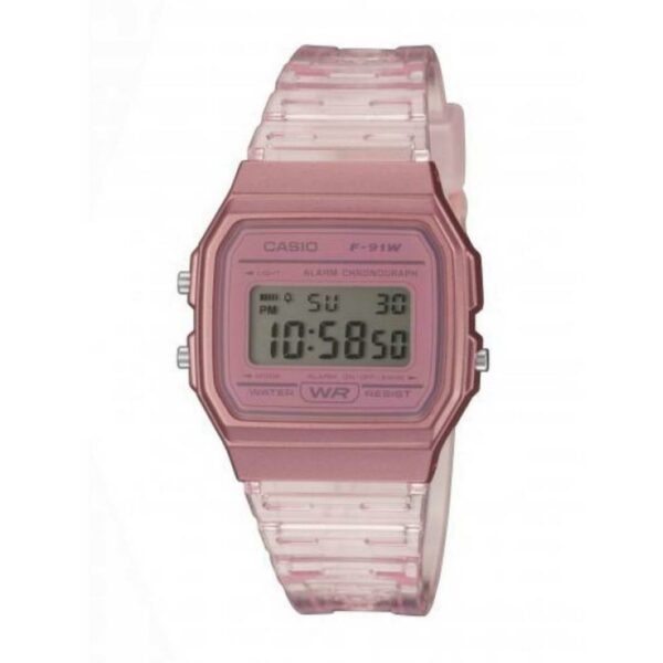 Montre Casio Vintage Femme Rose F-91WS-4EF