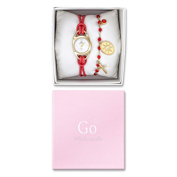 Coffret Montre Go Femme Rouge 697364