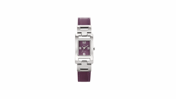 Montre Go Femme Acier Cuir Violet 696829