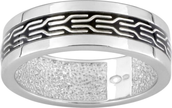 Bague Murat Paris Homme Argent Laque 307270