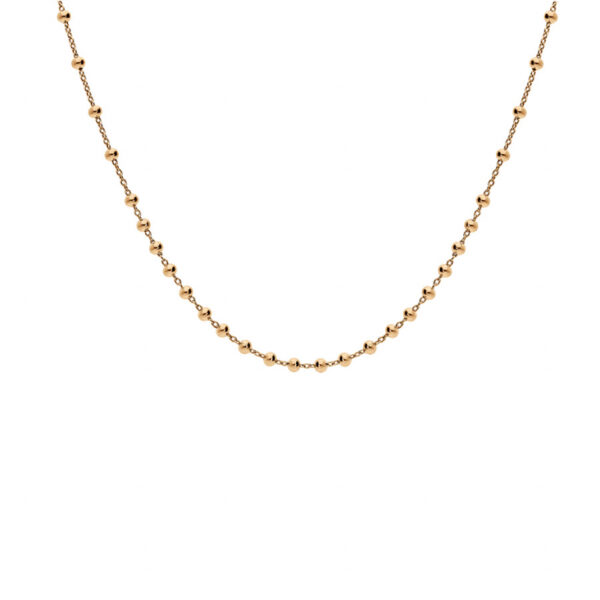 Collier Plaqué Or Boules 032616J